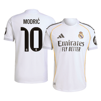 MODRIĆ #10 Real Madrid Hemma Fotbollströjor 2025/26 Autentisk