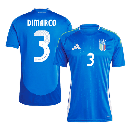 DIMARCO #3 Italien Hemma Fotbollströjor Euro 2024