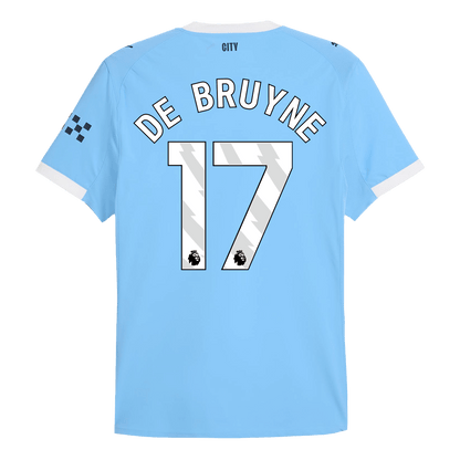 DE BRUYNE #17 Manchester City Hemma Tröja 2025/26 Autentisk