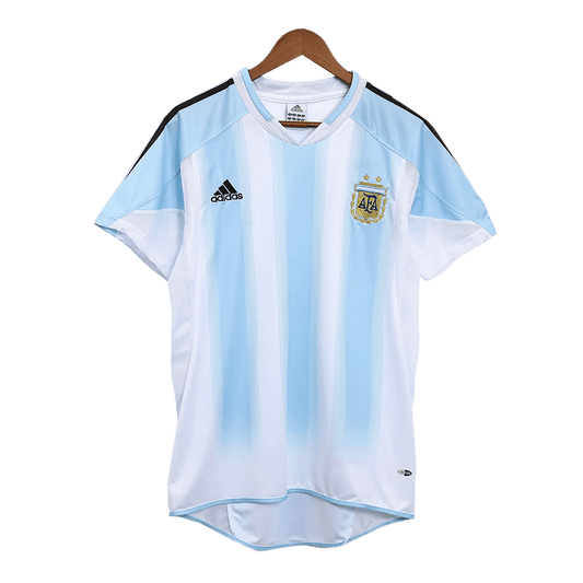 Argentina Hemma Fotbollströjor 2004/05 Retro