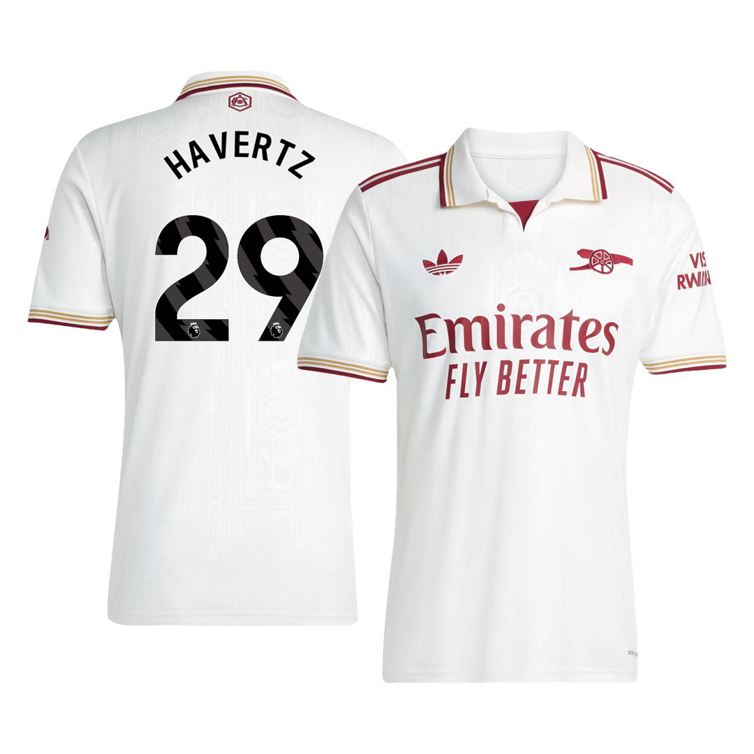 Arsenal Tröja HAVERTZ #29 2025/26 Tredje Vit
