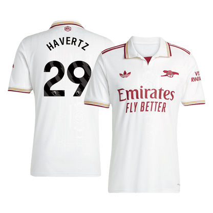 Arsenal Tröja HAVERTZ #29 2025/26 Tredje Vit-2