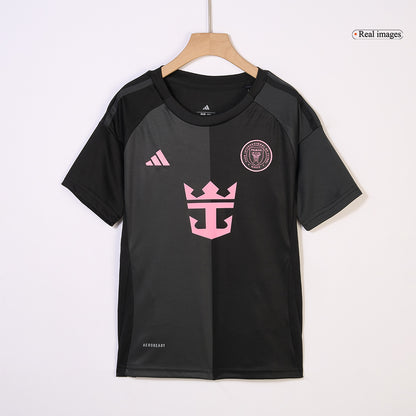 Inter Miami CF Borta Fotbollströja 2025 Fotbollssats Barn