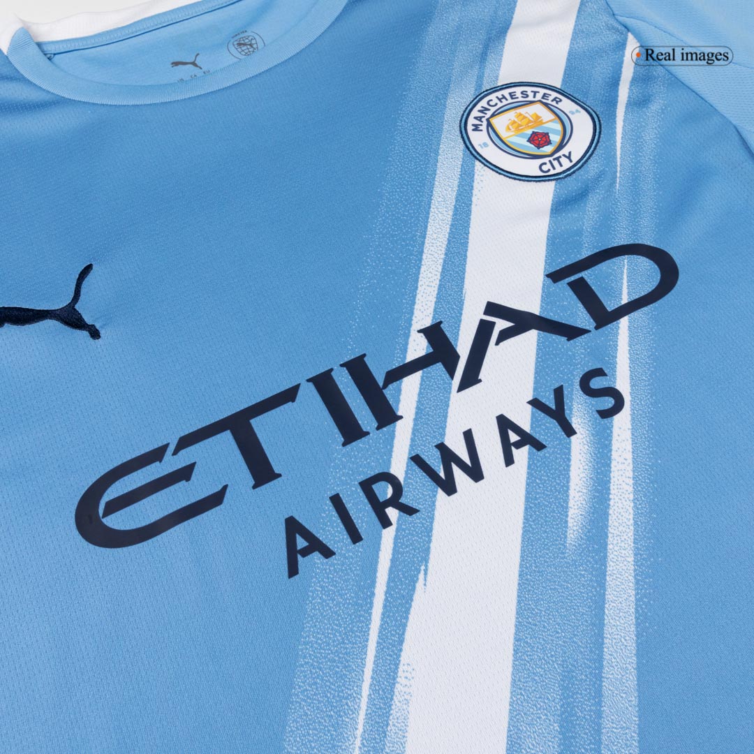 REIJNDERS #4 Manchester City Tröja 2025/26 Hemma Premium Blå