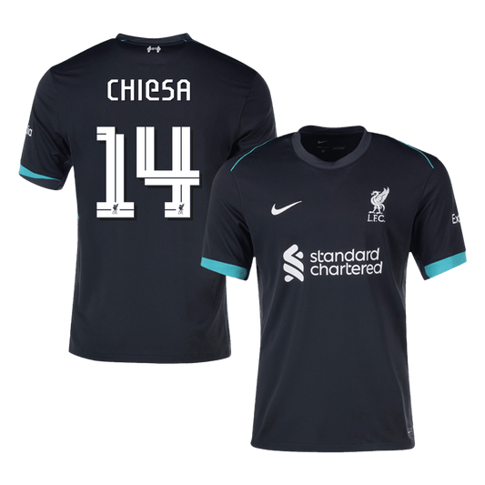 Liverpool Borta Fotbollströja CHIESA #14 2024/25 Premium - UCL