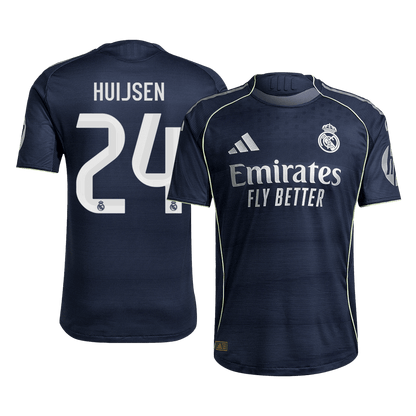 HUIJSEN #24 Real Madrid Tröja 2025/26 Borta Autentisk