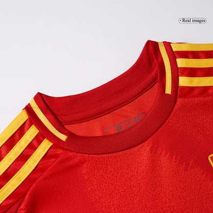 Spanien Hemma Fotbollströja Euro 2024 
Fotbollssats Barn
