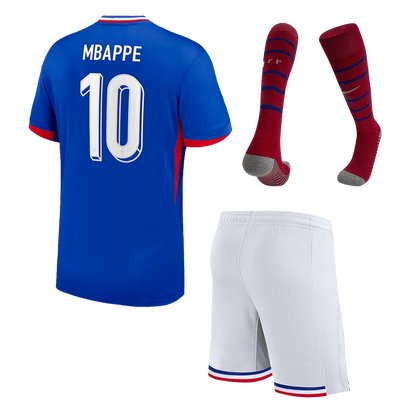 MBAPPÉ #10 Frankrike Hemma fotbollströjor 2024 Fotbollssats Barn