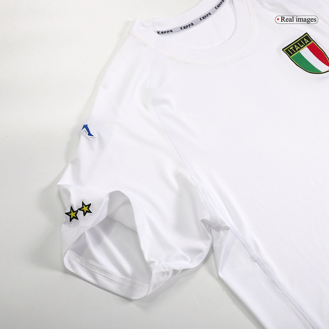 Italien Borta Fotbollströjor 2002 Retro