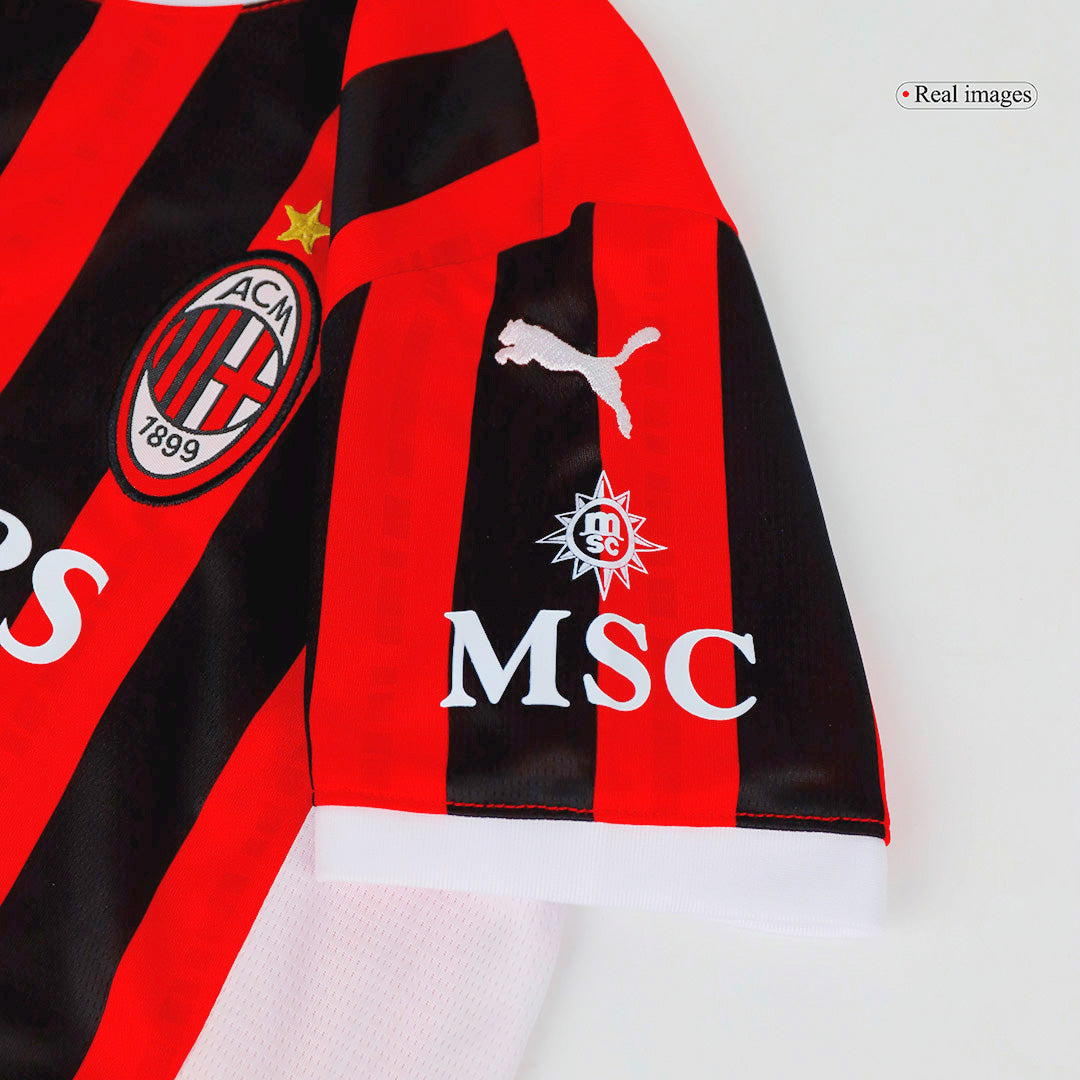 AC Milan Hemma Fotbollströja 2024/25 Fotbollssats Barn