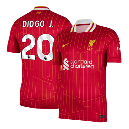 DIOGO J. #20 Liverpool Tröja 2024/25 Hemma röd