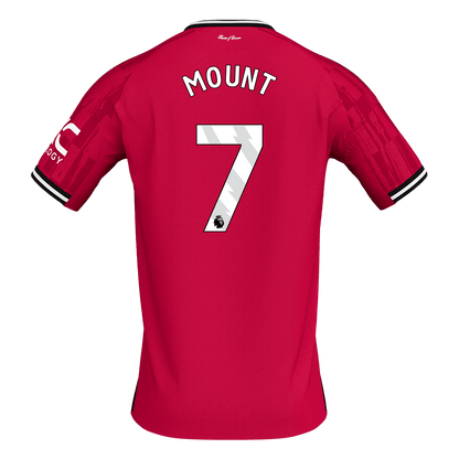 MOUNT #7 Manchester United Tröja 2025/26 Hemma Premium Röd-9