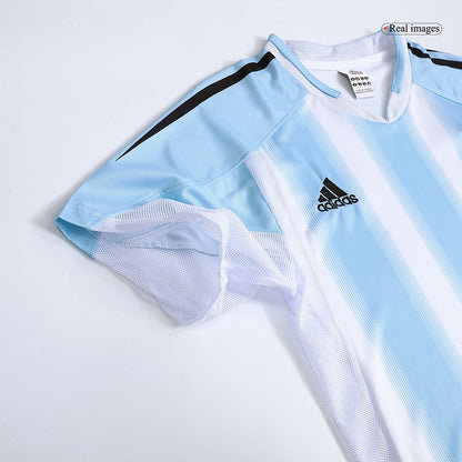 Argentina Hemma Fotbollströjor 2004/05 Retro