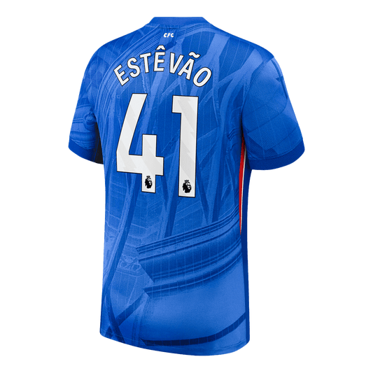 ESTÊVÃO #41 Chelsea Tröja 2025/26 Hemma Premium Blå