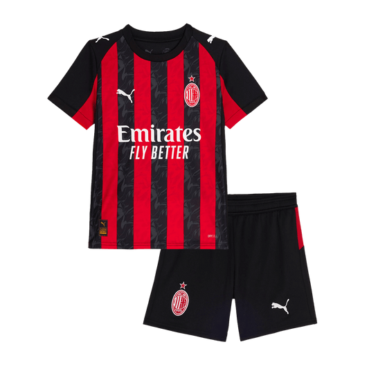 AC Milan Tröja 2025/26 Hemma 
Fotbollssats Barn