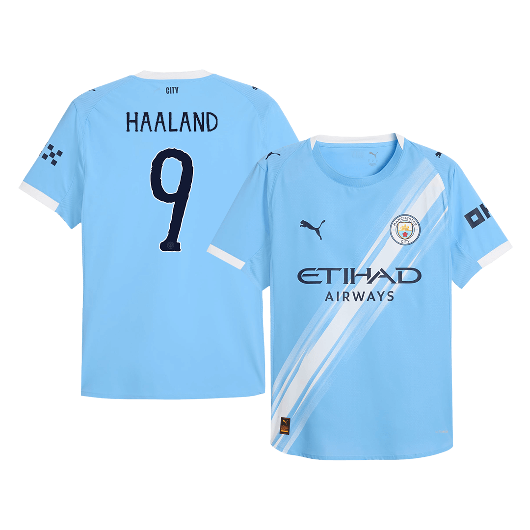 HAALAND #9 Manchester City Hemma Tröja 2025/26 Autentisk - Club World Cup
