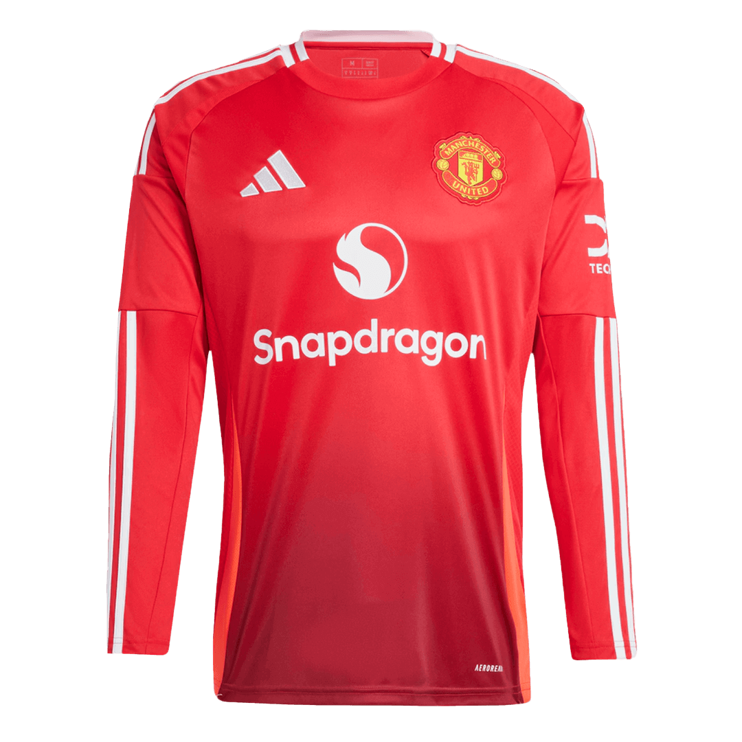 Manchester United Home Long Sleeve football shirt 2024/25