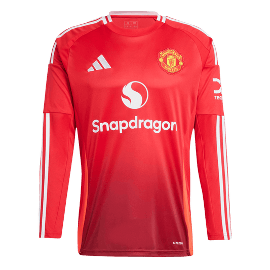 Manchester United Home Long Sleeve football shirt 2024/25