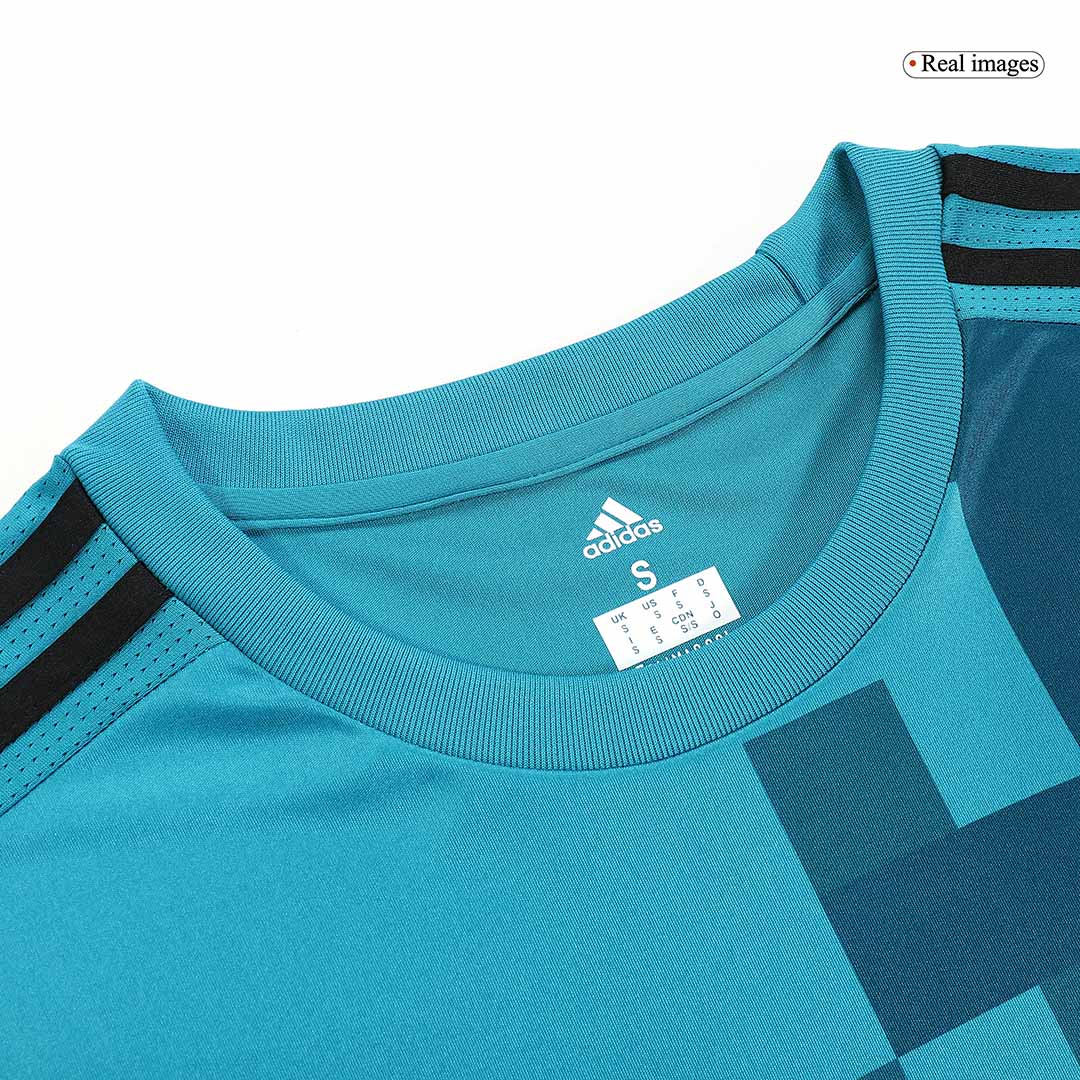 Retro Real Madrid Tredjeställ Fotbollströja 2017/18 långärmad