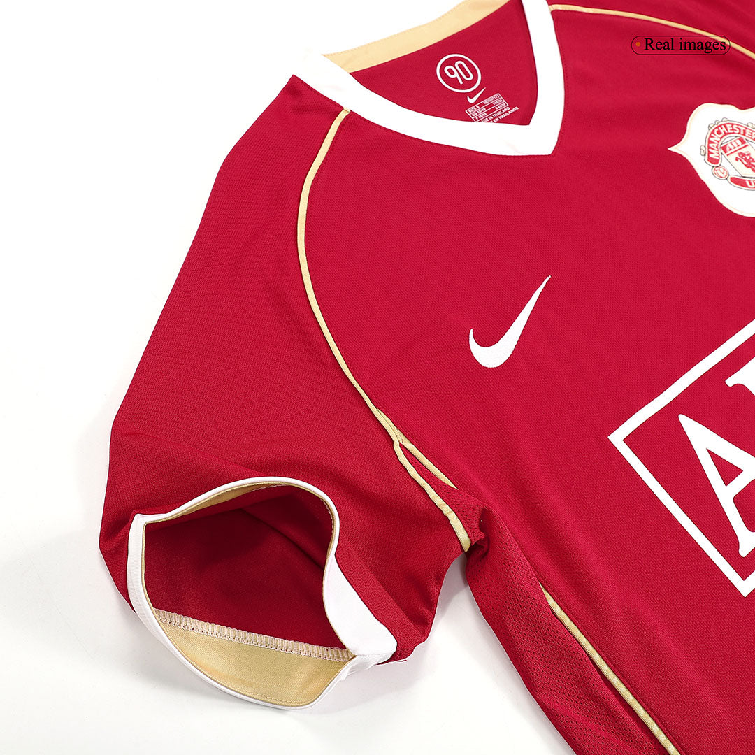 Retro Manchester United Hemma Fotbollströja 2006/07