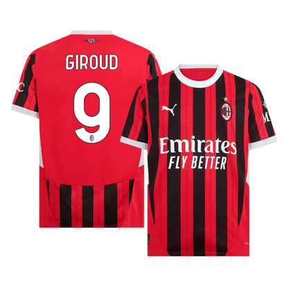 AC Milan Hemma Fotbollströja GIROUD #9 2024/25
