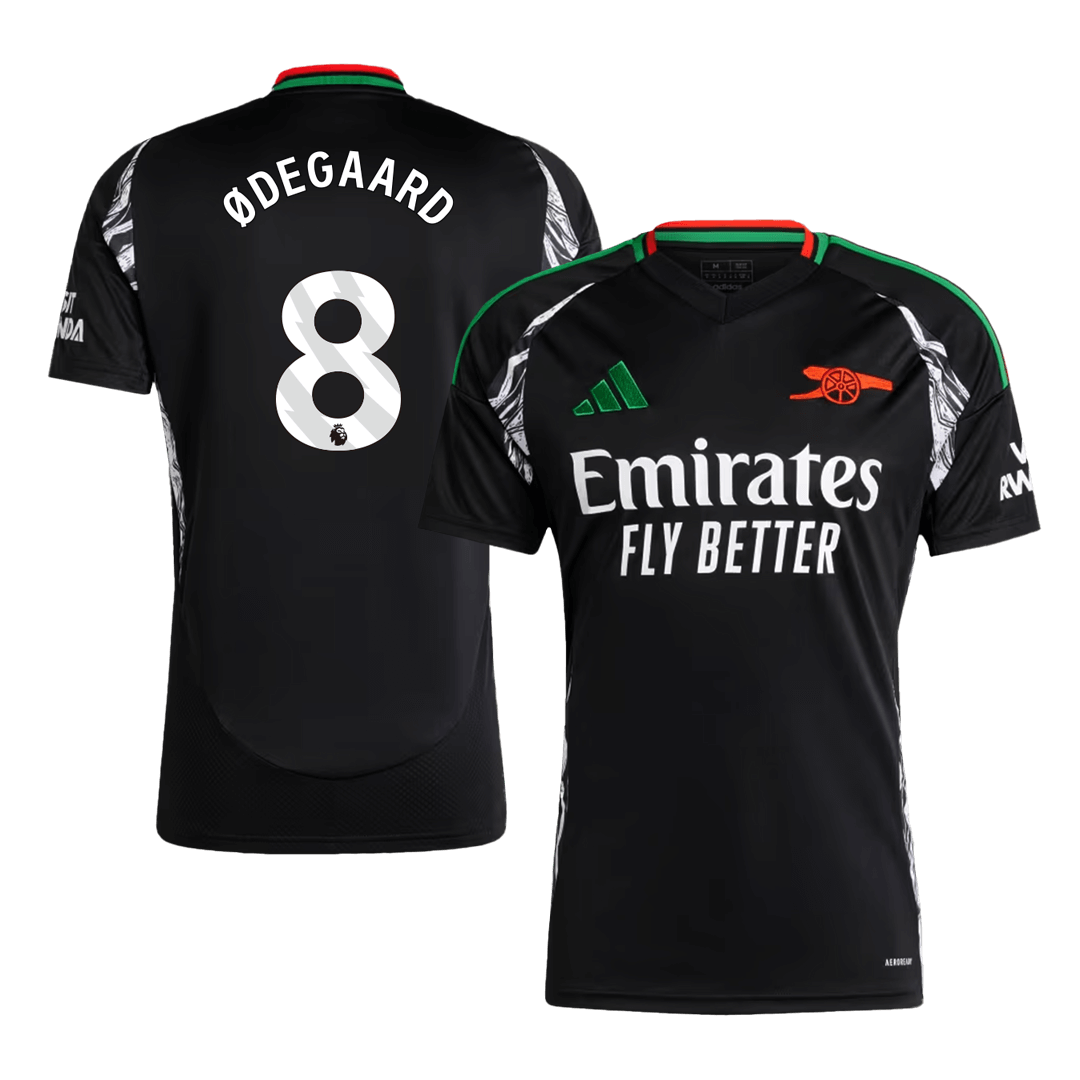 Arsenal Borta Fotbollströja ØDEGAARD #8 2024/25