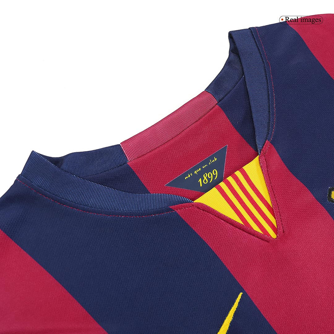 Retro Barcelona Hemma Fotbollströja MESSI #10 2014/15