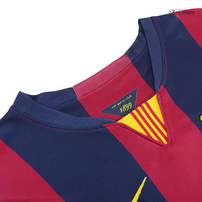 Retro Barcelona Hemma Fotbollströja MESSI #10 2014/15