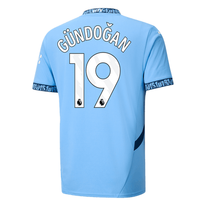 Manchester City Hemma Fotbollströja GÜNDOĞAN #19 2024/25 Premium