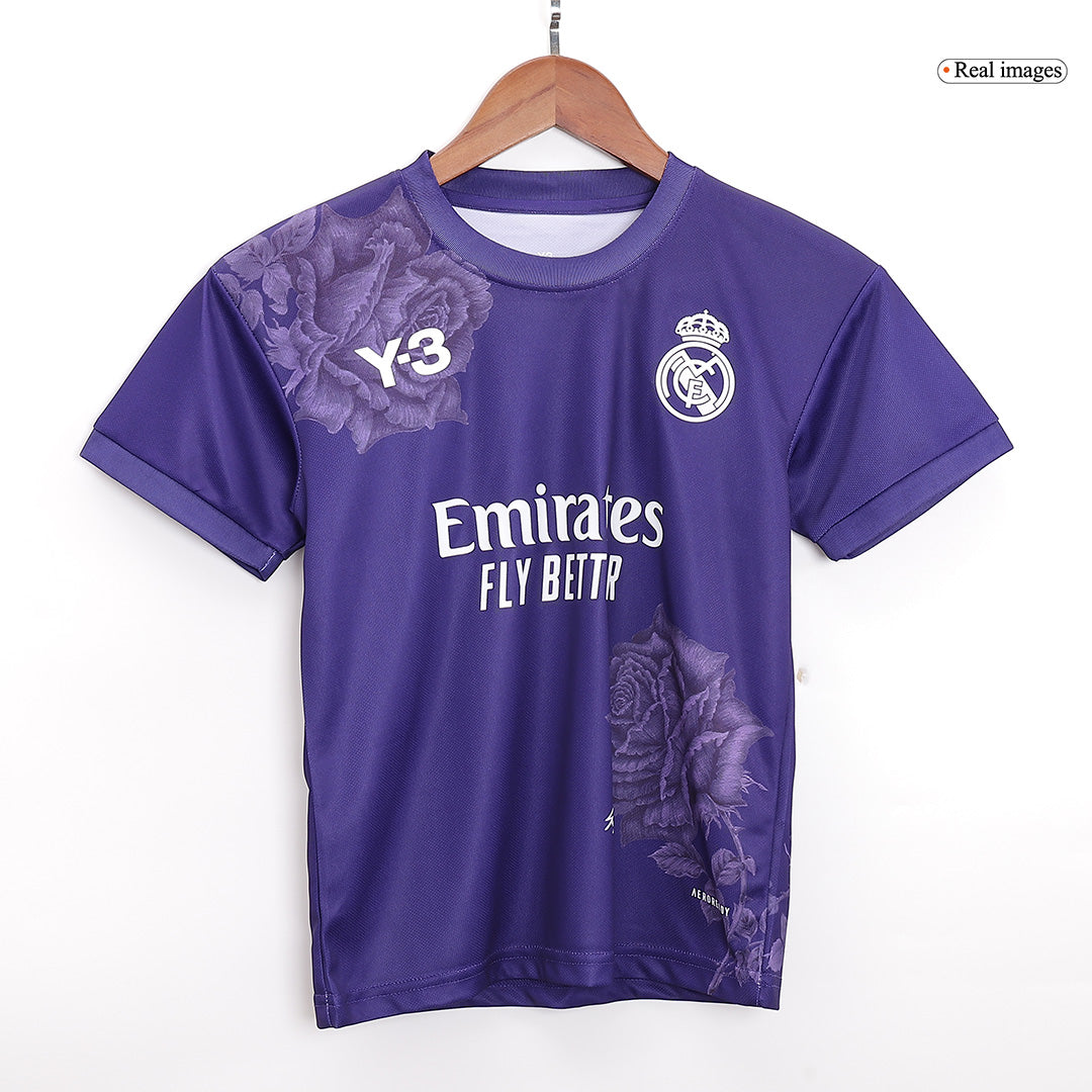 Real Madrid Fjärde borta Fotbollströja 2023/24 Fotbollssats Barn