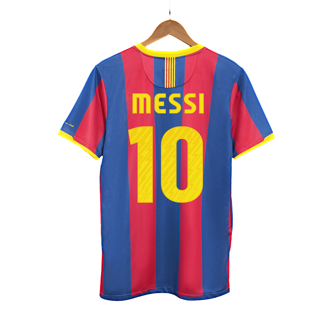 Retro Barcelona Hemma Fotbollströja MESSI #10 2010/11