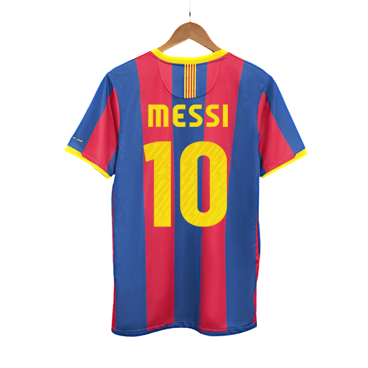 Retro Barcelona Hemma Fotbollströja MESSI #10 2010/11