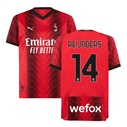 AC Milan Hemma Fotbollströja REIJNDERS #14 2023/24