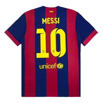 Retro Barcelona Hemma Fotbollströja MESSI #10 2014/15