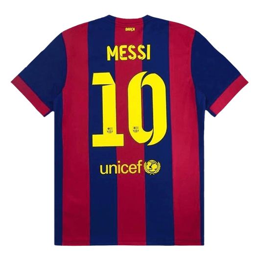 Retro Barcelona Hemma Fotbollströja MESSI #10 2014/15