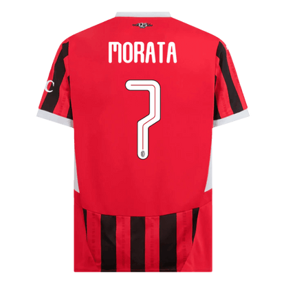 AC Milan Hemma Fotbollströja MORATA #7 2024/25 - UCL