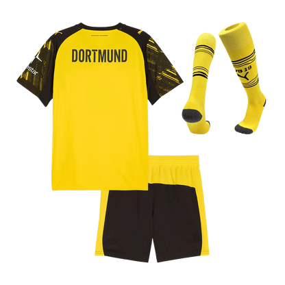 Borussia Dortmund Tröja 2025/26 Hemmaställ Gul Barn-14