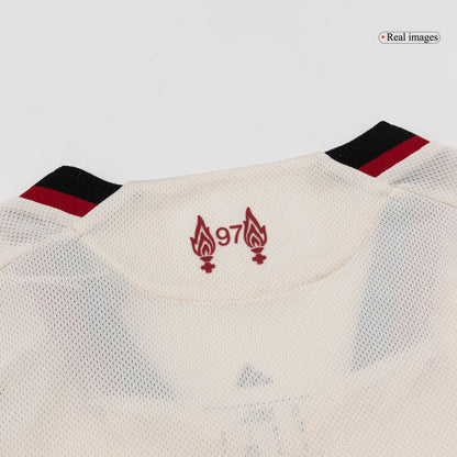 Liverpool Tröja SZOBOSZLAI #8 2025/26 Borta Autentisk Vit