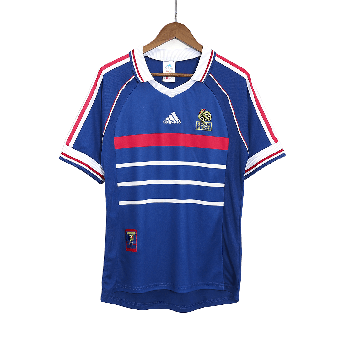 Retro Frankrike Hemma Fotbollströjor 1998