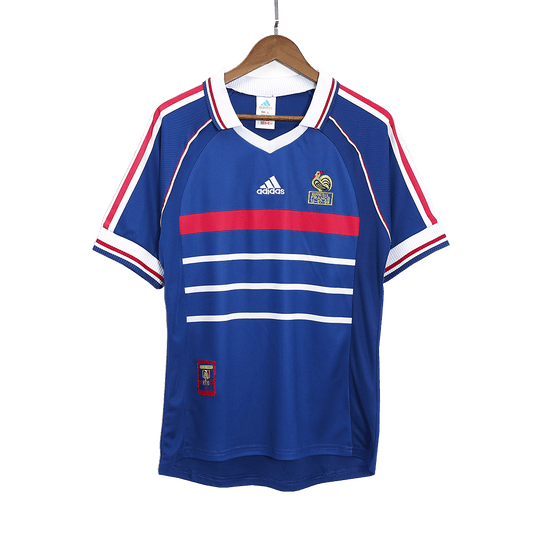 Retro Frankrike Hemma Fotbollströjor 1998