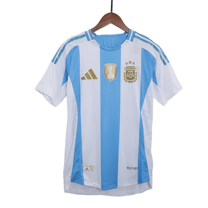 Argentina Hemma Fotbollströjor 2024 Autentisk