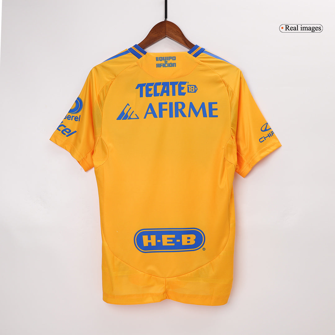 Tigres UANL Hemma Fotbollströja 2024/25 Autentisk