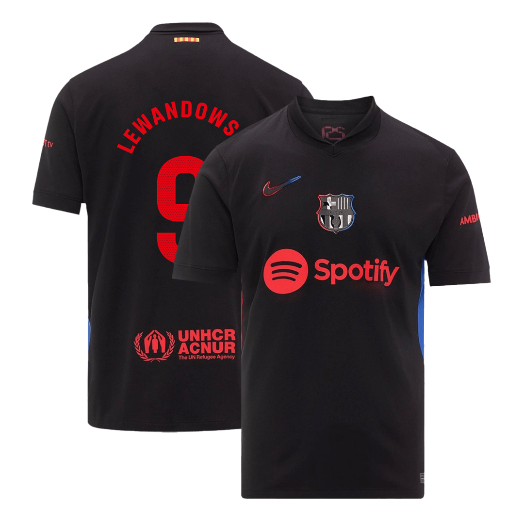 Barcelona Borta Fotbollströja LEWANDOWSKI #9 2024/25