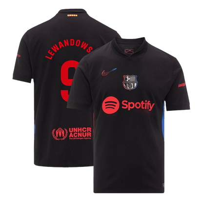 Barcelona Borta Fotbollströja LEWANDOWSKI #9 2024/25
