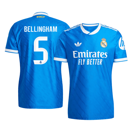 BELLINGHAM #5 Real Madrid Tröja 2025/26 Tredje Autentisk