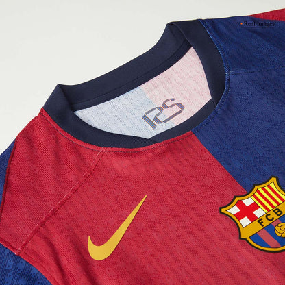 Barcelona Hemma Fotbollströja 2024/25 Autentisk