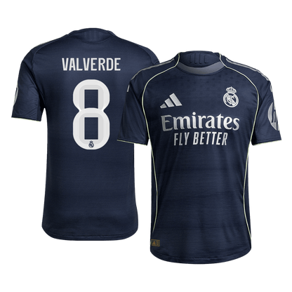 VALVERDE #8 Real Madrid Tröja 2025/26 Borta Autentisk