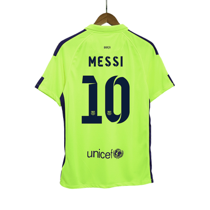 Retro Barcelona Tredjeställ Fotbollströja MESSI #10 2014/15