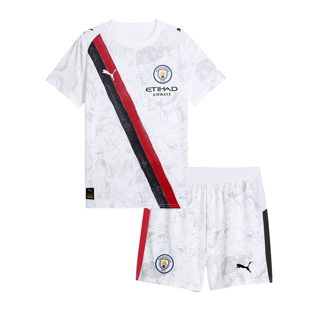 Manchester City Tröja 2025/26 Fotbollssats Barn KidSuper - Club World Cup