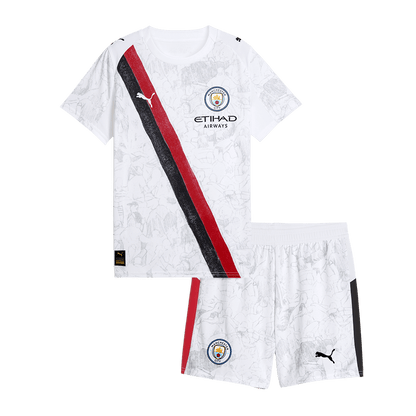 Manchester City Tröja 2025/26 Fotbollssats Barn KidSuper - Club World Cup